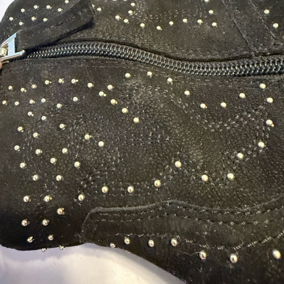 Dolce Vita Black Studded Ankle Booties - Picture 13 of 13